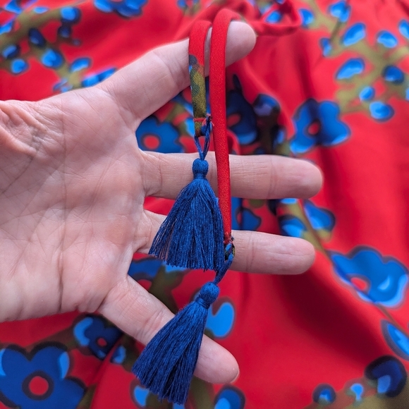 J Crew Women’s Drapey Pull-On Lattice Floral Preppy Satin Cropped Pant Slacks 4 - Picture 8 of 15